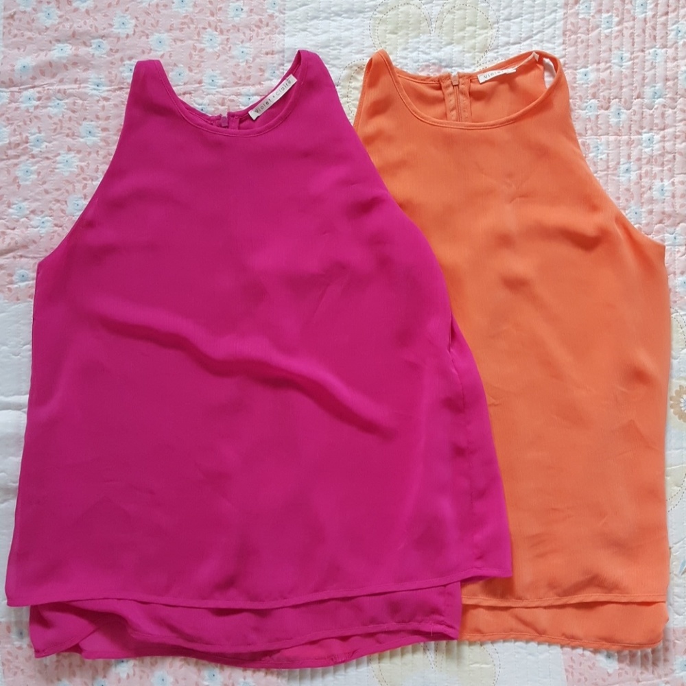 Violet & Claire Layered Chiffon Tops