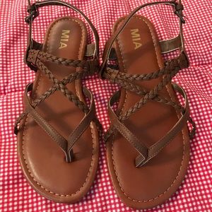 MIA Braided Sandals
