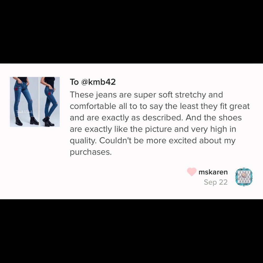 Embroidered Distressed Skinny Designer Jeans - Picture 8 of 8