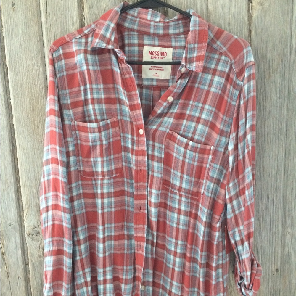 Plaid shirt Mossimo size MED