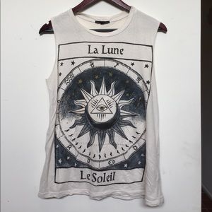 Urban Outfitters Sun Moon Tarot Tank Top