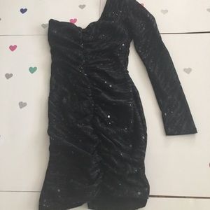 Arden b one shoulder dress
