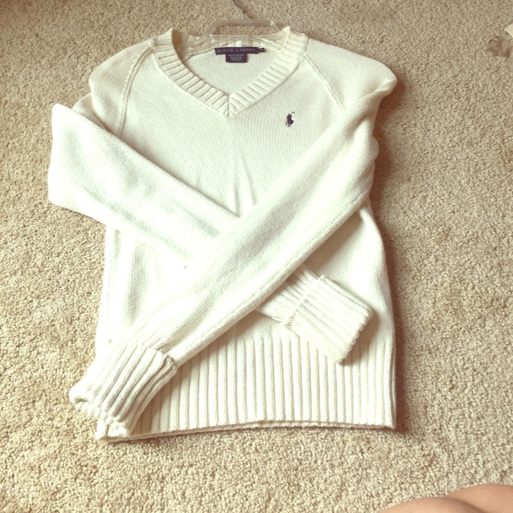 White Ralph Lauren sweater
