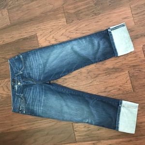 Joe's "Honey Kicker" cropped jeans.