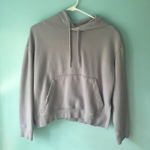 lavender crop sweatshirt