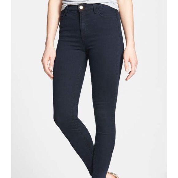 J Brand Denim - JBrand Maria High Waisted Dark wash denim jeans