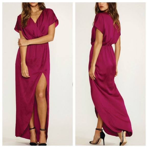 Lovers + Friends Dresses & Skirts - Lovers + Friends Berry Seneca Maxi Dress