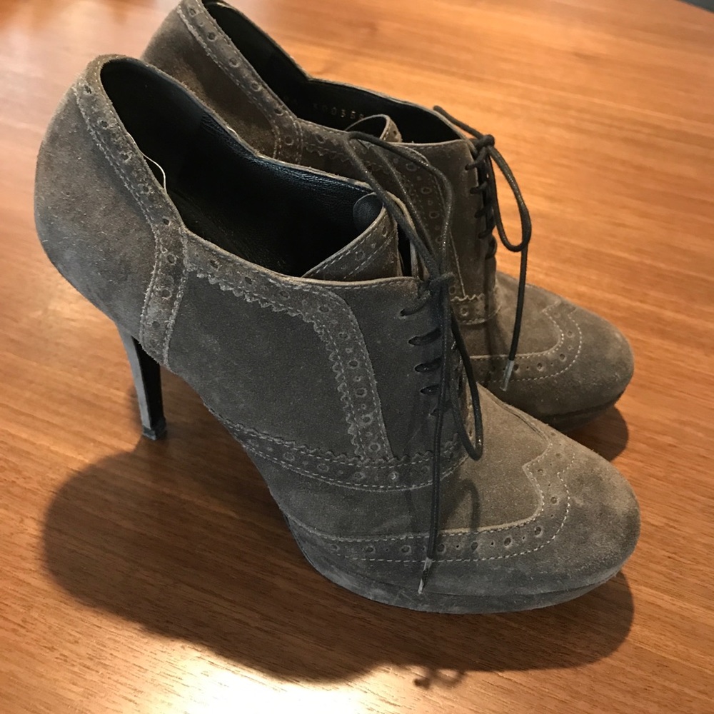 YSL suede bootie