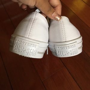 BRAND NEW All-White Converse