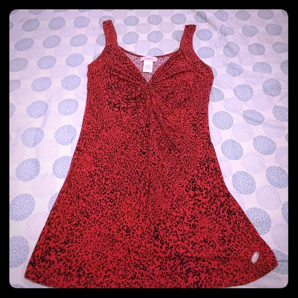 Red Cheetah Print Tank