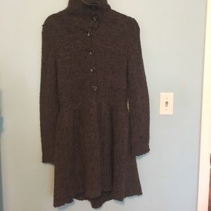 Free People badass gray sweater/jacket