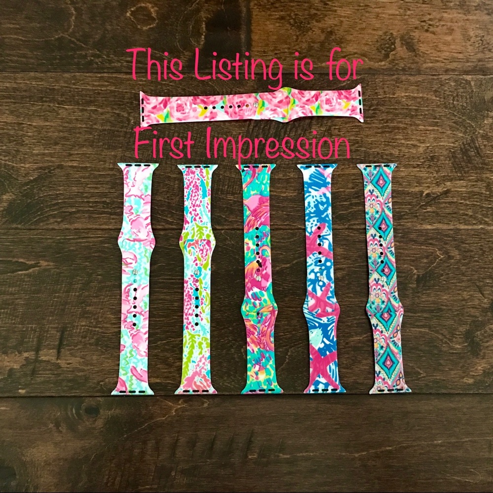 💗Lilly Pulitzer Inspired💗Apple Watch Band 38mmFI