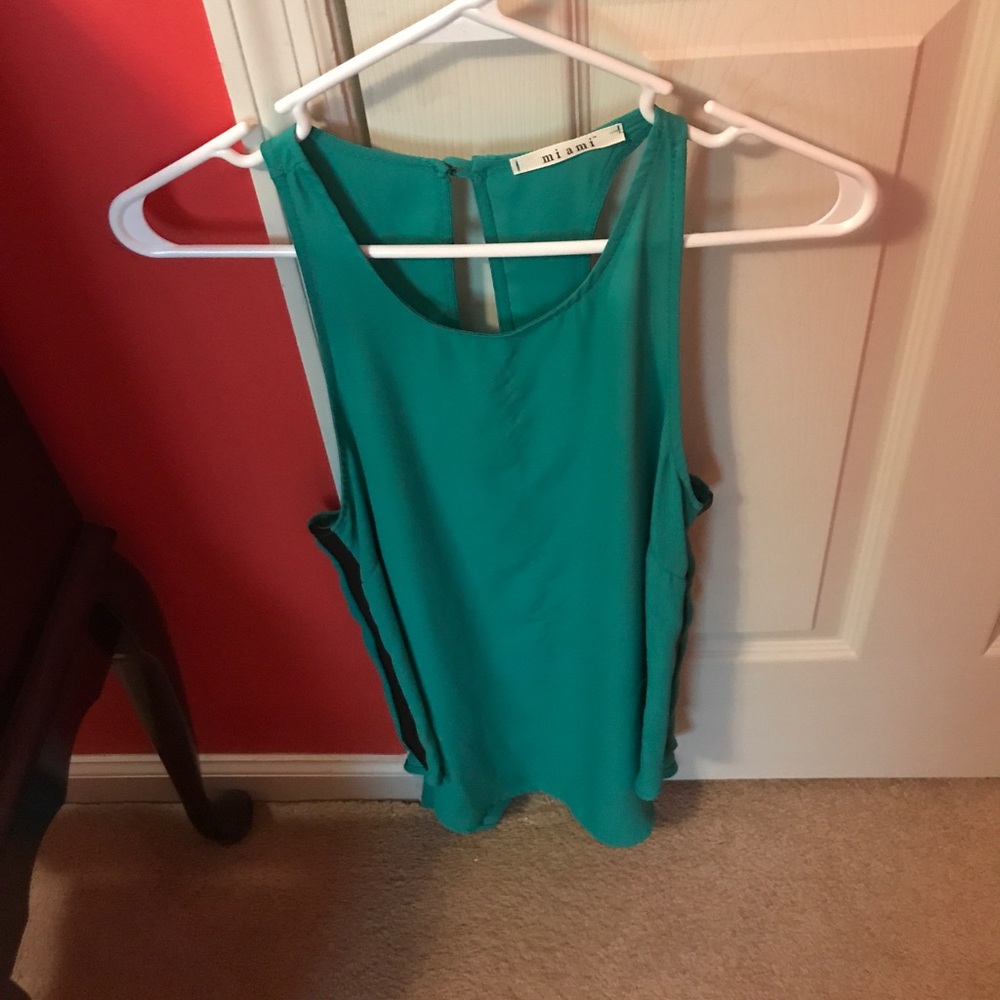 Green Large tank top