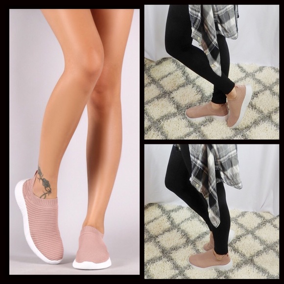 WEEKEND SALE ‼️Mauve Slip on Sneakers - Picture 2 of 7