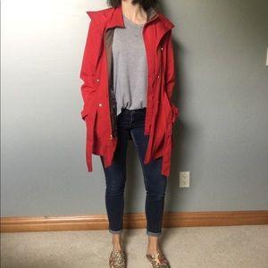 Croft&Borrow Red Rain Jacket