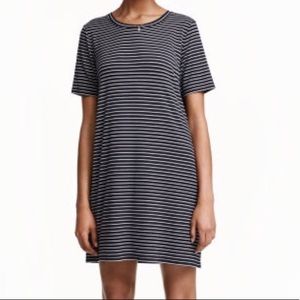 H&M Striped T-Shirt Dress