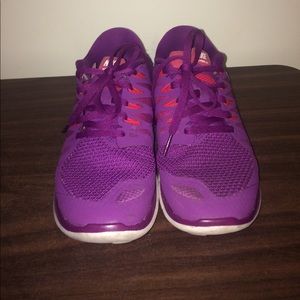 Purple and red runners
