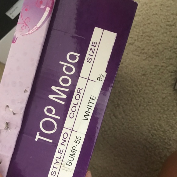 Top mada white Wedges - Picture 3 of 3