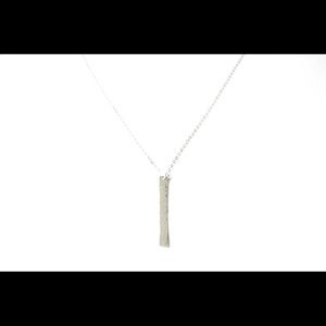 Silver Bar Necklace