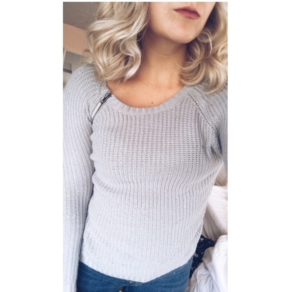 Gray sweater size small
