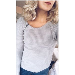 Gray sweater size small