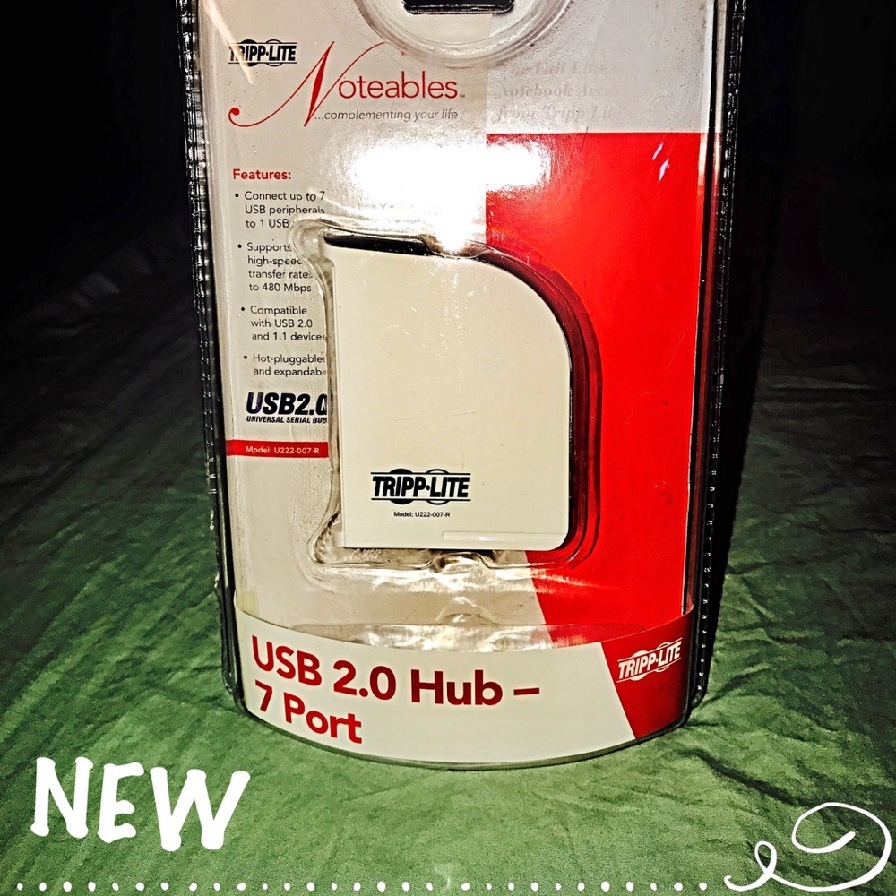 INCREDIBLE 7-PORT USB HUB.