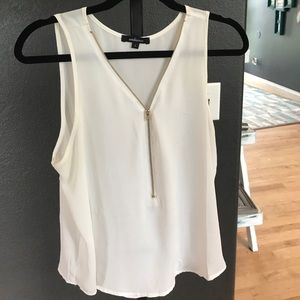 Ambiance white tank top