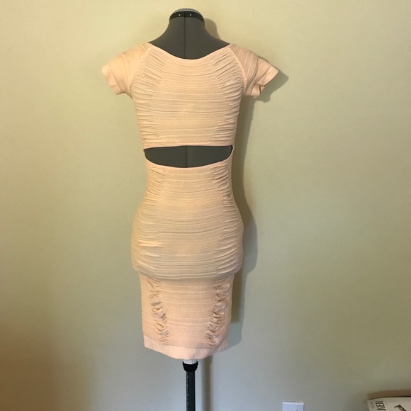 Light pink bodycon dress - Picture 3 of 4