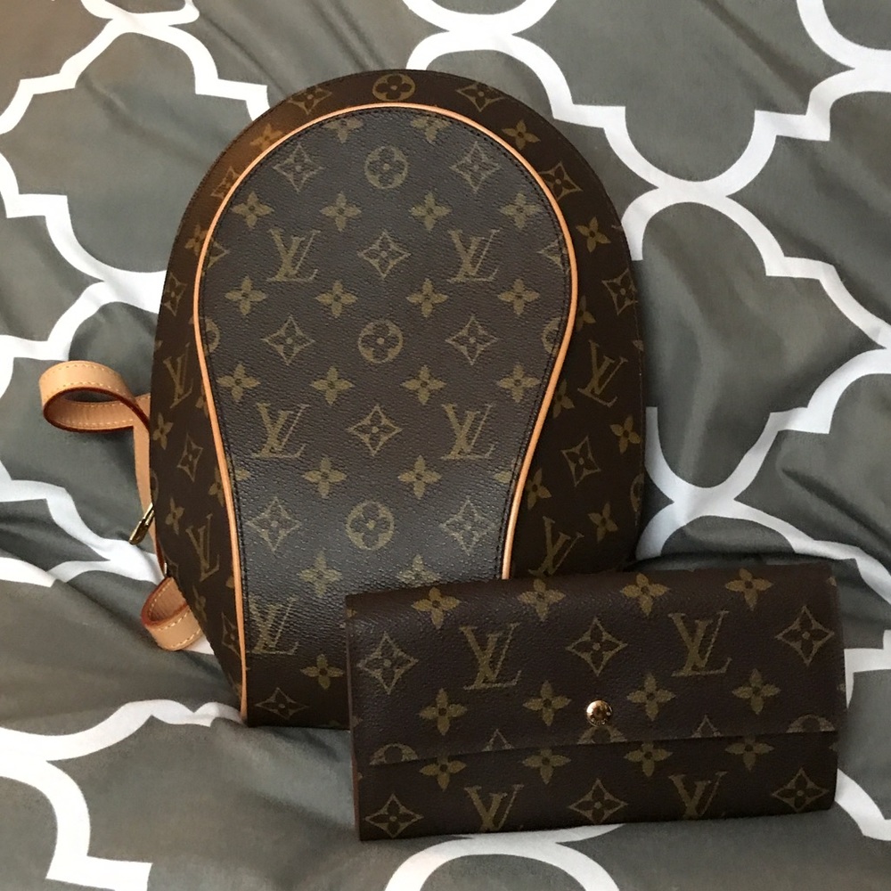 Louis Vuitton Ellipse backpack, wallet AUTHENTIC ✨