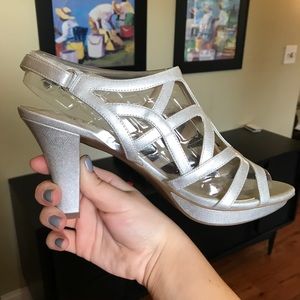 Naturalizer Silver Danya Heels