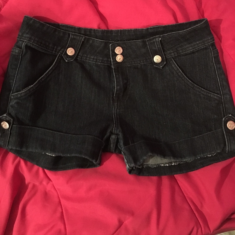 Size 11 shorts, dark denim color