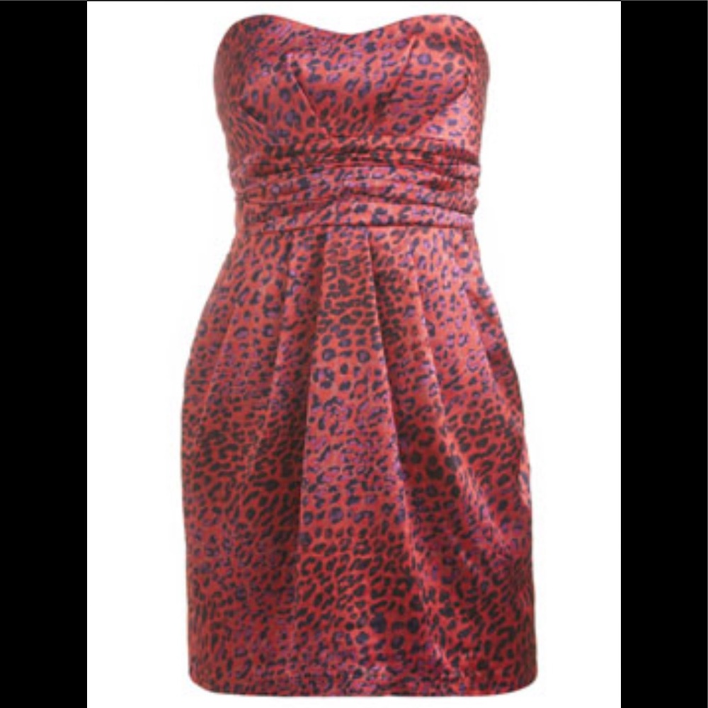 Leopard print dress with pockets!