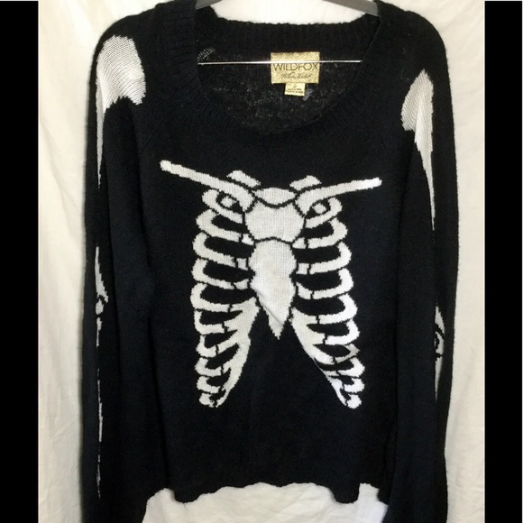 wildfox skeleton sweater