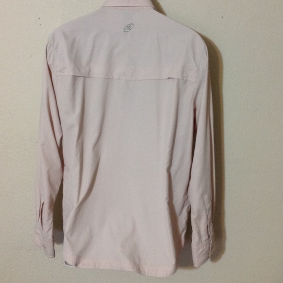 Outdoor vented sand colored utility button up - Picture 2 of 4