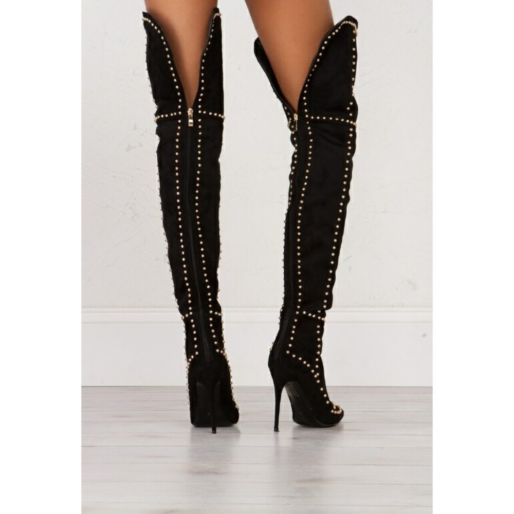 **LAST PAIR SALE**  Victoria Thigh High Boots  - Picture 4 of 7