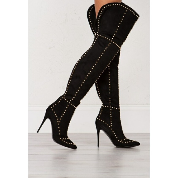 **LAST PAIR SALE**  Victoria Thigh High Boots  - Picture 2 of 7