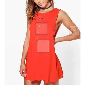 Petite swing dress
