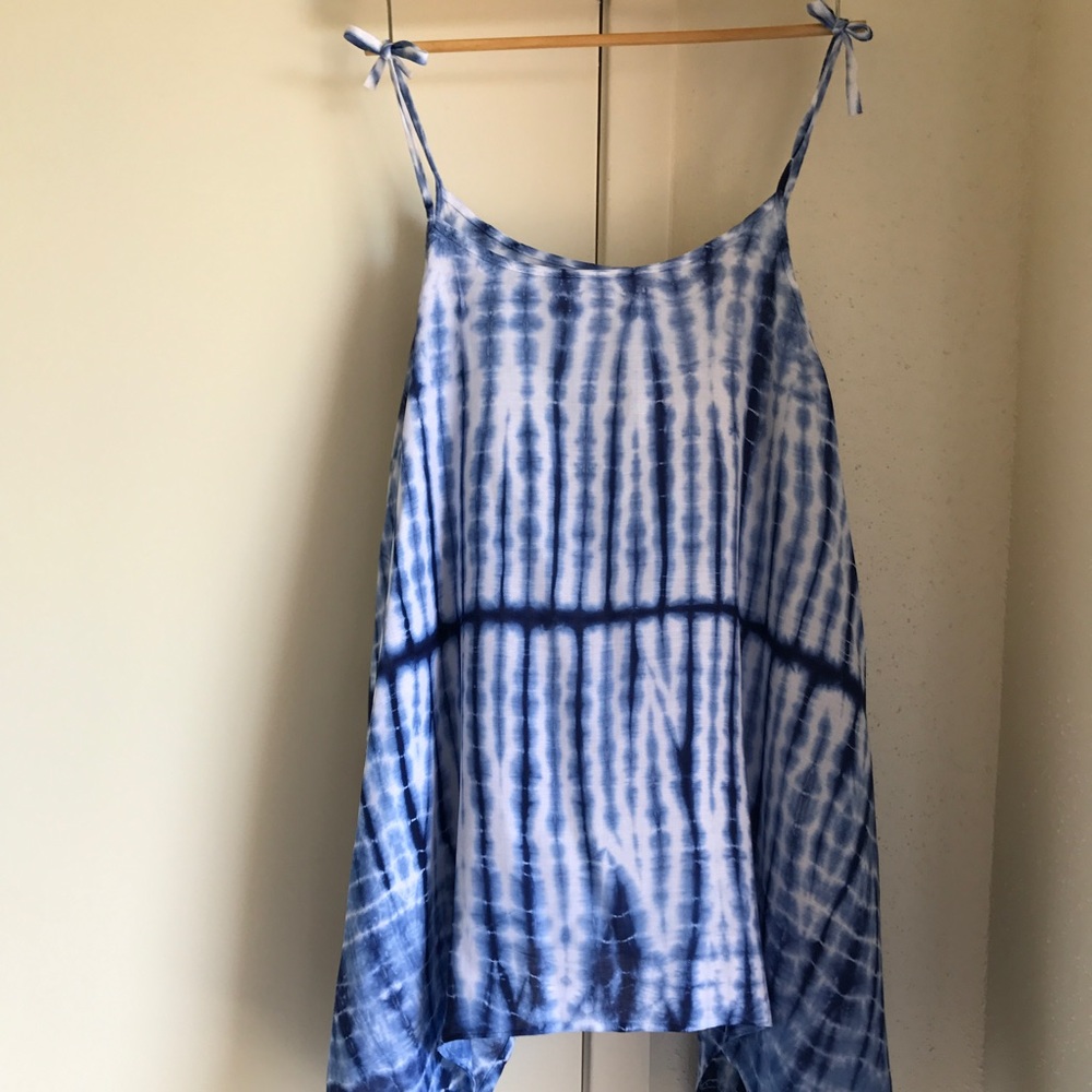 Comfortable tie dye sleeveless top