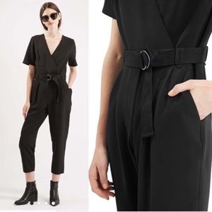 Topshop Black Jumpsuit
