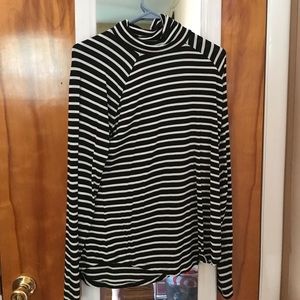 Black and White Striped Shirt