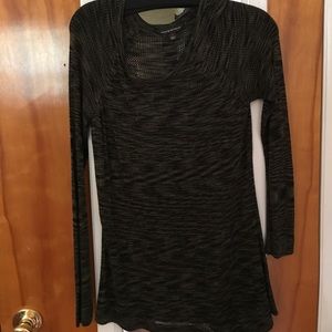 Olive See-through shirt