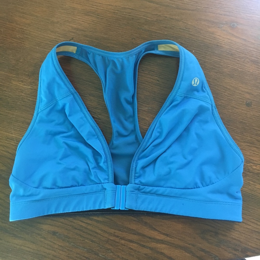 Lululemon Electric Blue Yoga Bra
