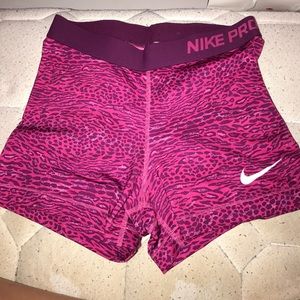 Pink and fusha Nike spandex
