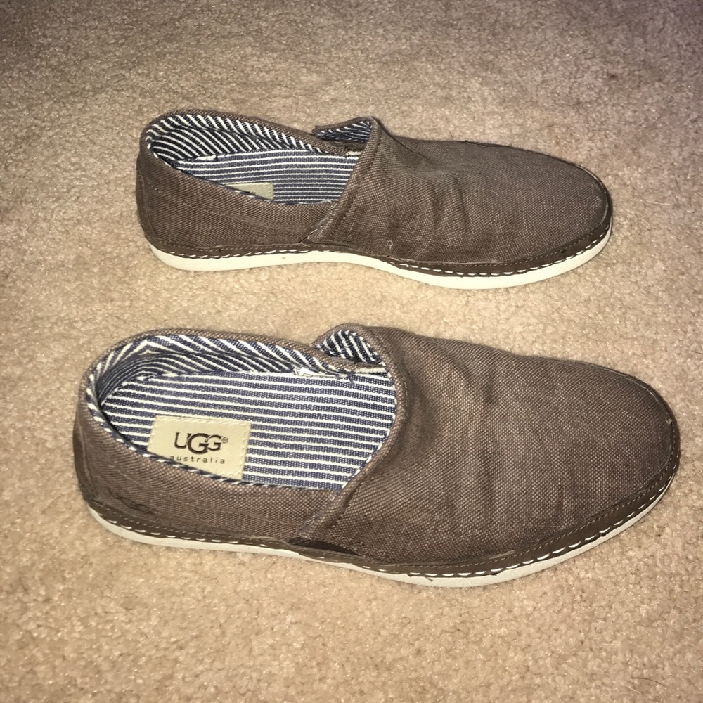 Men's Brown UGG slip on loafers