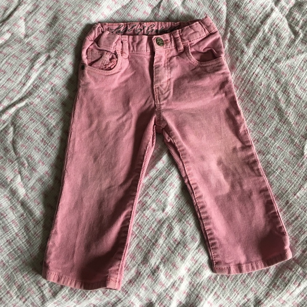 L.O.G.G. By H&M 9-12 month pink corduroys