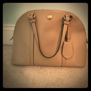 Gently used, nude Coach purse!