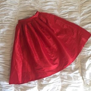 Red chicwish midi skirt
