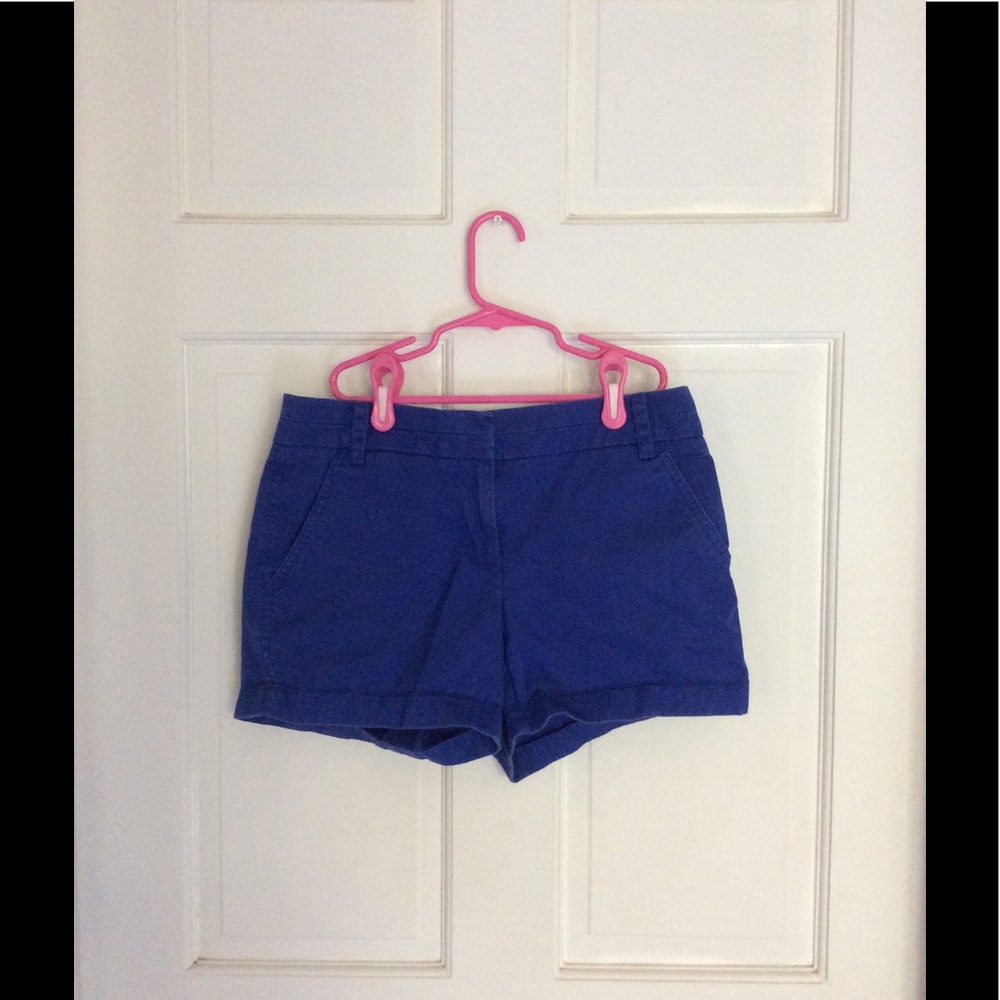 Blue J.CREW Chino Shorts