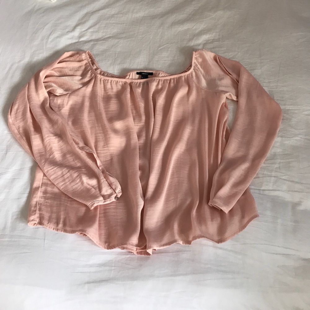 🎀Like New Forever 21 Off the Shoulder Blouse🎀