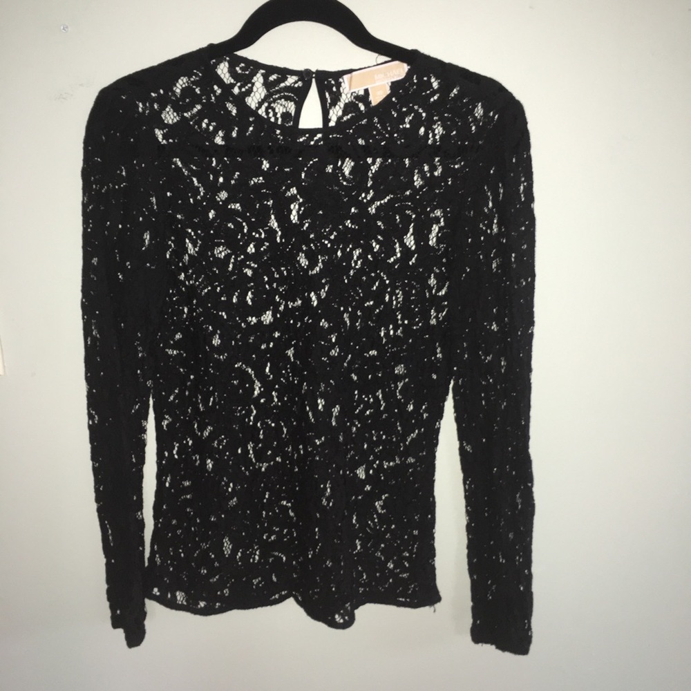 Michael Kors Black Lace Blouse